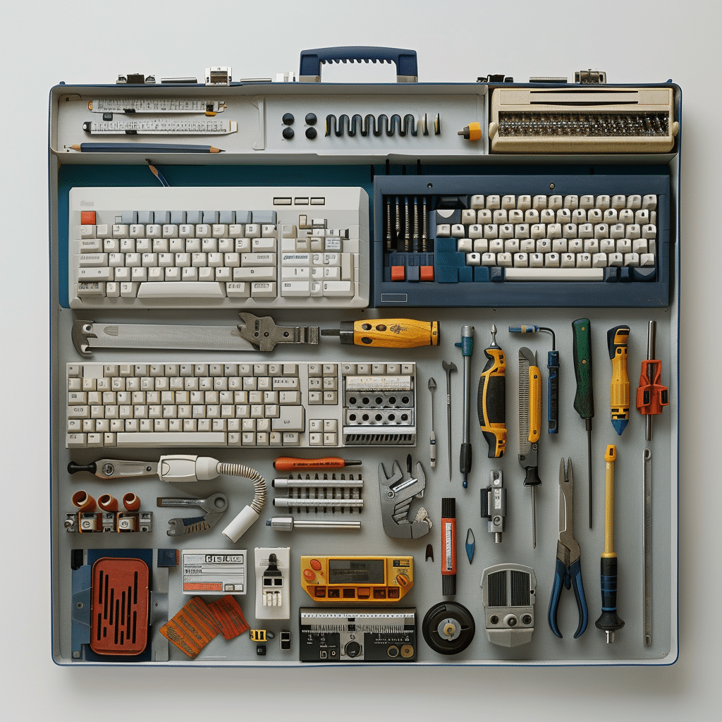tool box with tools