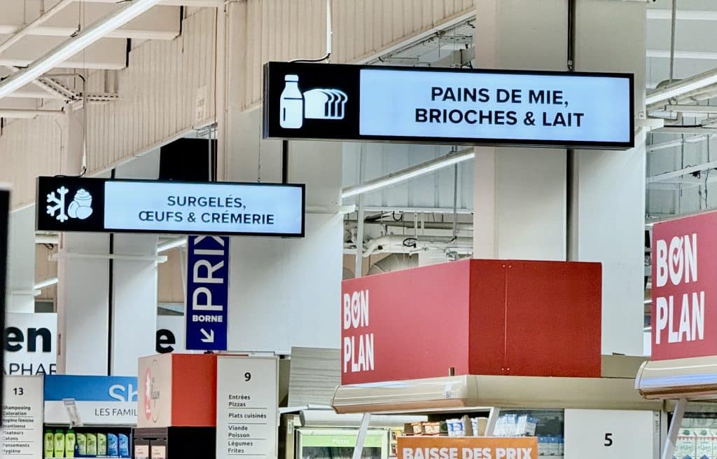 Carrefour Inclusive Store Signage